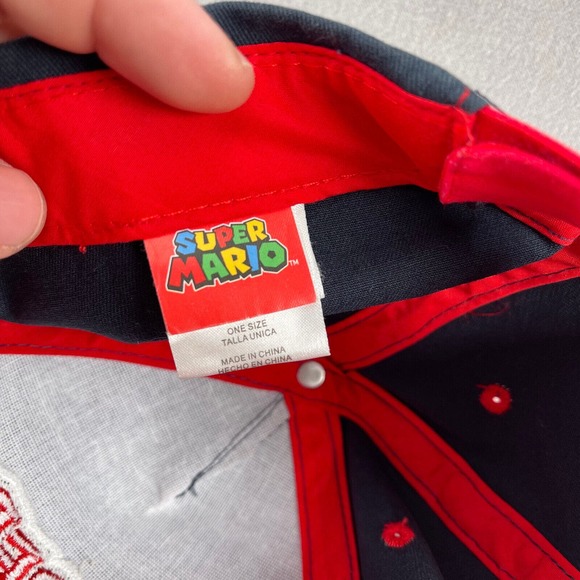 Super Mario Hat Kids Strapback Cap Video Game Movie Bowser Toad‎ - Picture 9 of 12